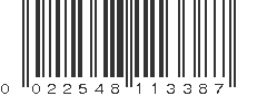 UPC 022548113387