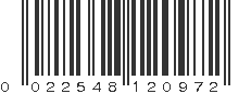 UPC 022548120972