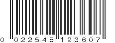 UPC 022548123607