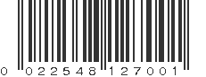 UPC 022548127001