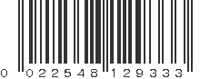 UPC 022548129333