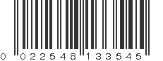 UPC 022548133545