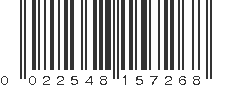 UPC 022548157268