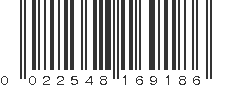 UPC 022548169186