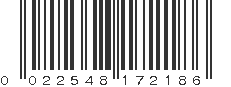 UPC 022548172186