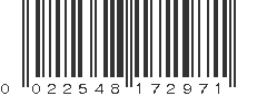 UPC 022548172971