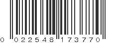 UPC 022548173770