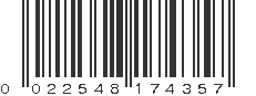 UPC 022548174357