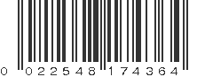 UPC 022548174364