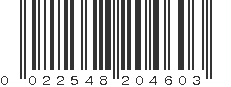 UPC 022548204603