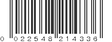 UPC 022548214336