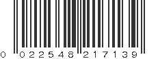 UPC 022548217139