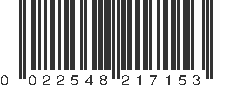 UPC 022548217153