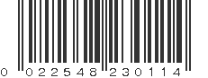 UPC 022548230114