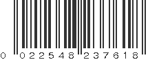 UPC 022548237618