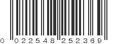 UPC 022548252369