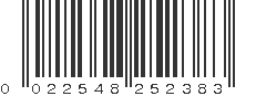 UPC 022548252383