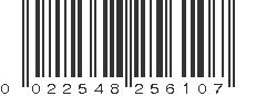 UPC 022548256107