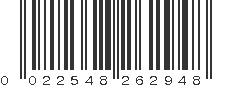 UPC 022548262948