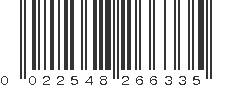 UPC 022548266335