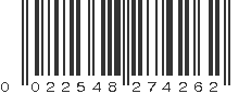 UPC 022548274262