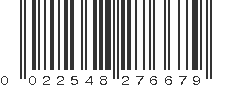 UPC 022548276679