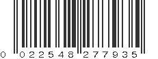 UPC 022548277935