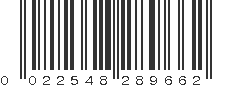 UPC 022548289662