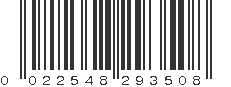 UPC 022548293508