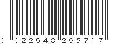 UPC 022548295717