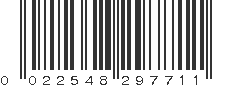 UPC 022548297711