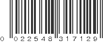 UPC 022548317129