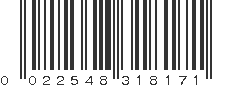 UPC 022548318171