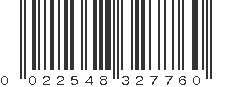 UPC 022548327760