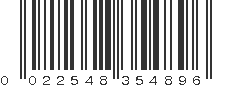 UPC 022548354896