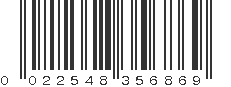 UPC 022548356869