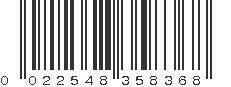 UPC 022548358368