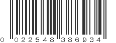 UPC 022548386934