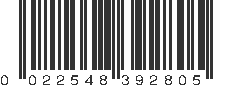 UPC 022548392805