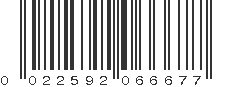 UPC 022592066677