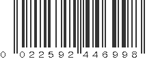 UPC 022592446998