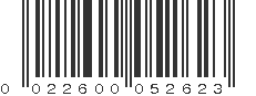 UPC 022600052623