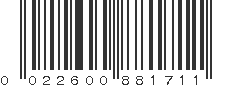 UPC 022600881711