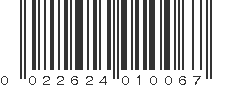 UPC 022624010067