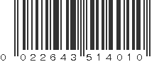 UPC 022643514010