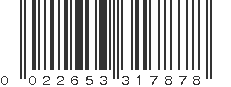 UPC 022653317878