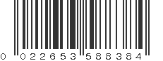 UPC 022653588384