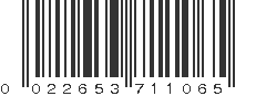 UPC 022653711065