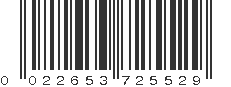 UPC 022653725529