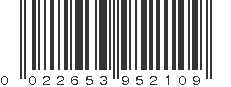 UPC 022653952109